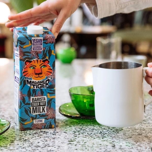 We know a good coffee is the top priority, but if you are at all concerned about skimping on vitamins, minerals if you skip the cow's milk... then sip away at your tiger latte with the peace of mind Madame Tiger's Barista Tiger Nut Milk has got top notch clean ingredients... did we mention we use Australian extra virgin olive oil?!