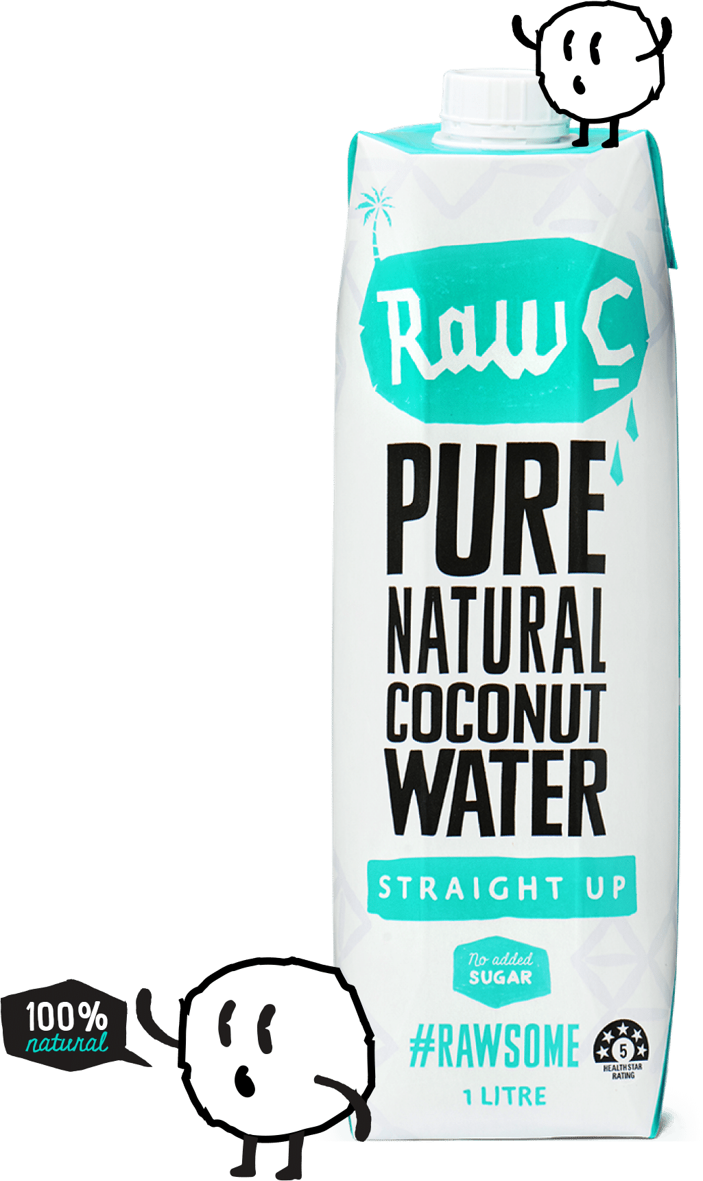Raw C Coconut Water is Rawsome